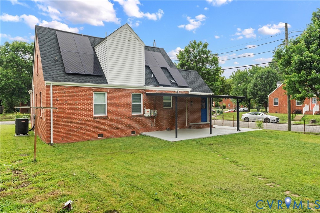 3424 Danbury Road Richmond, VA 23234 - Photo 36 of 37 Back of house featuring crawl space, brick siding,