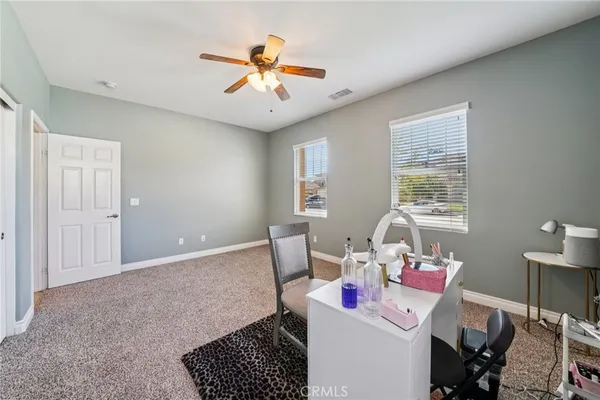 a very nice looking room with a large window
