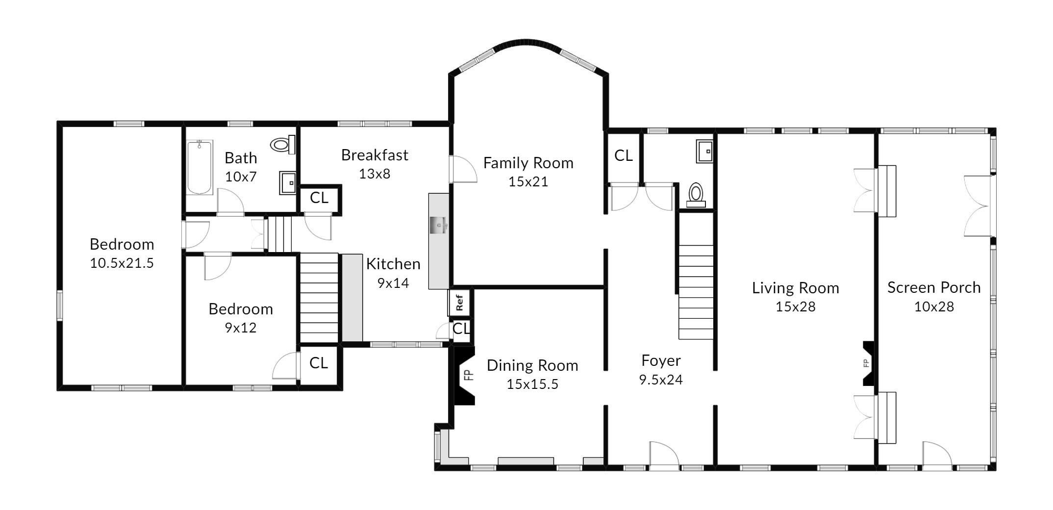 162 Marshall Ridge Road New Canaan, CT 06840 - Photo 28 of 29 a picture of a floor plan