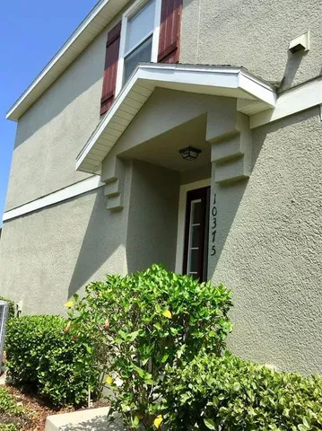 a house with a outdoor space