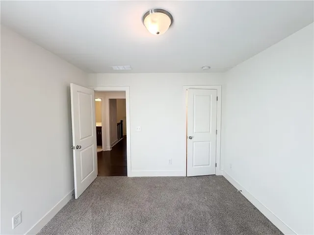 a view of an empty room