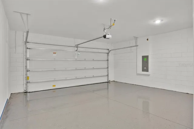 a view of a room with an empty space