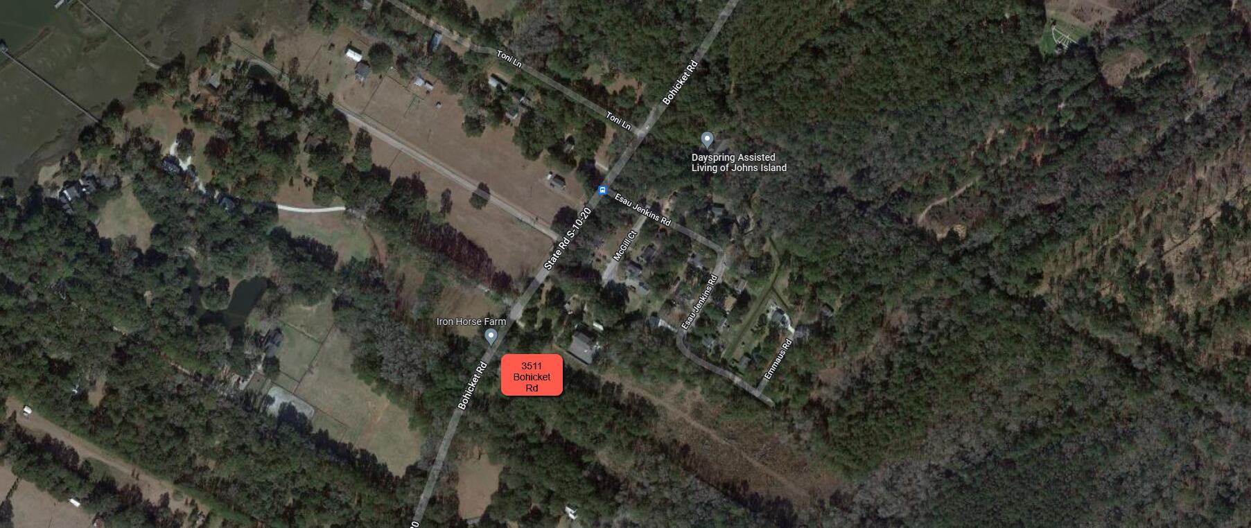 3511 Bohicket Road Johns Island, SC 29455 - Photo 1 of 1 Aerial for MLS