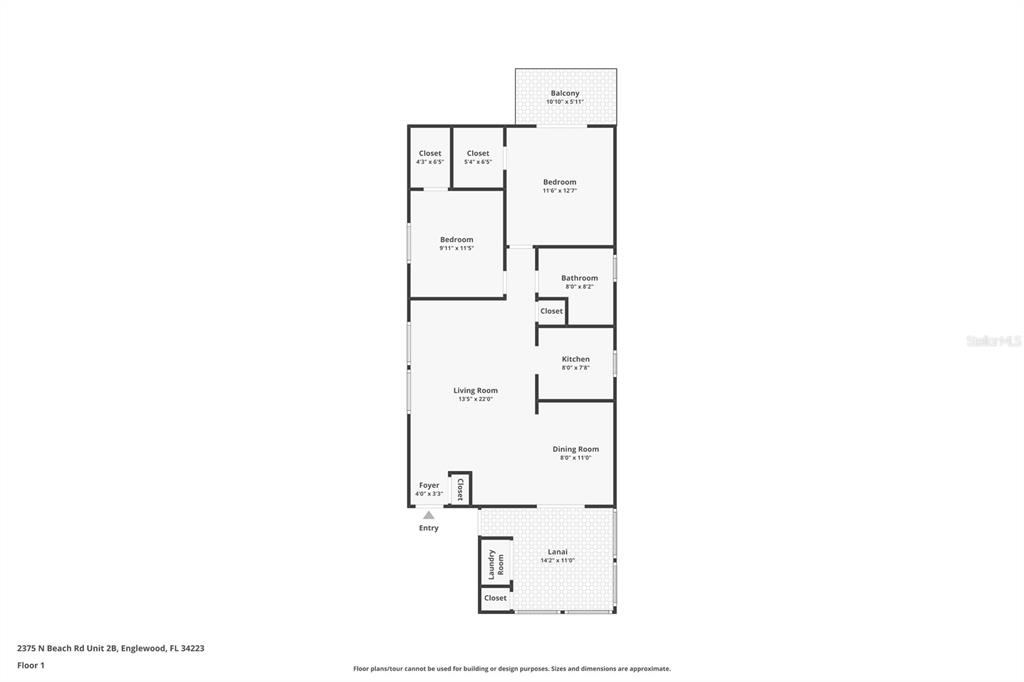 2375 North Beach Road, Unit 2B Englewood, FL 34223 - Photo 6 of 44 a picture of a room with a white wall and a white wall