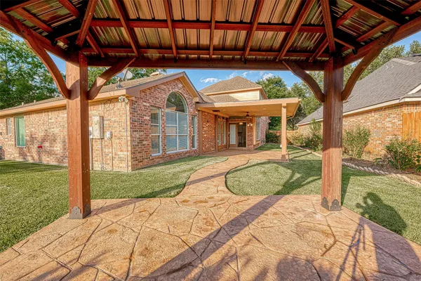 a view of outdoor space yard deck patio and swimming pool