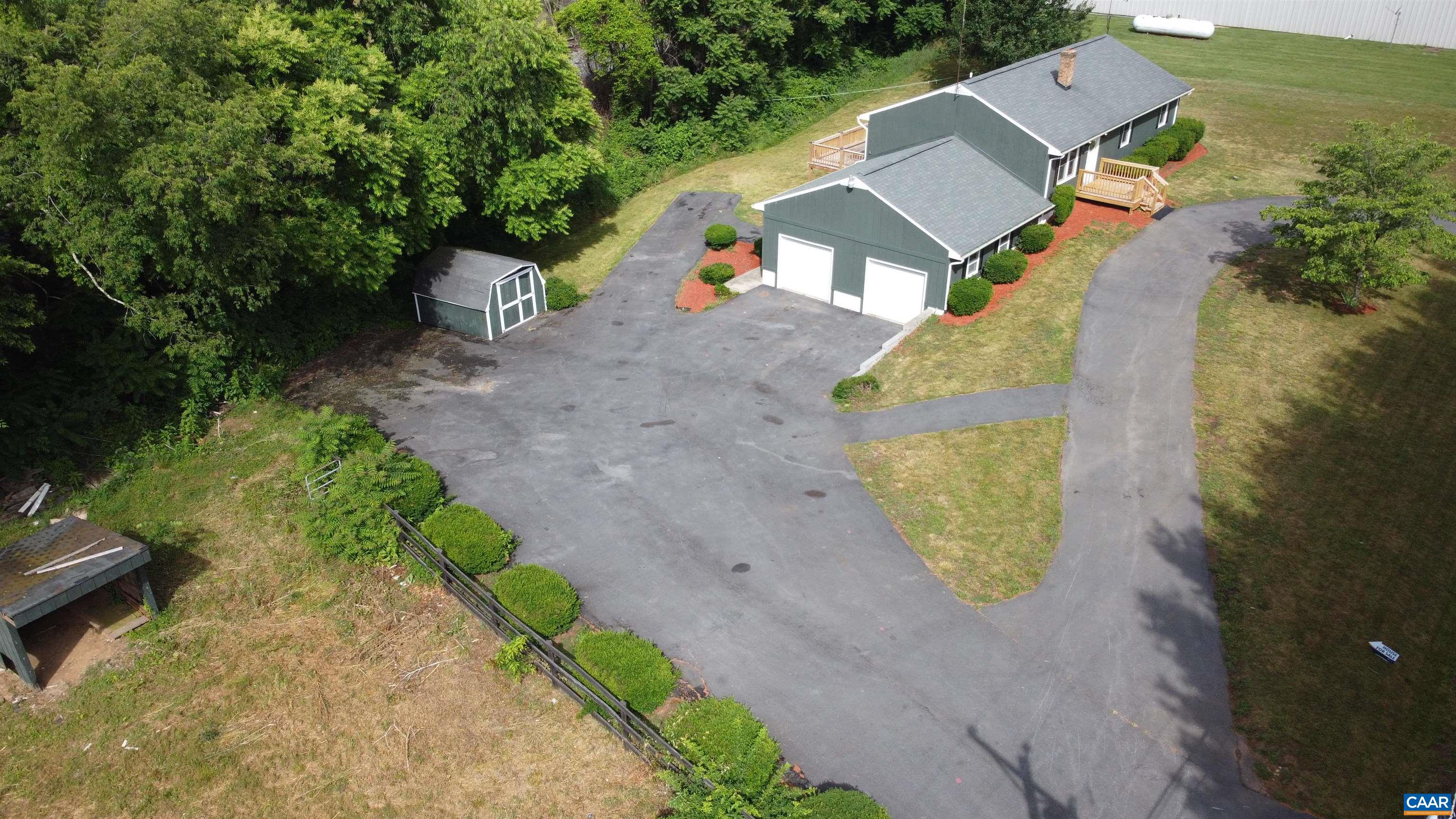 5000 White Bridge Road Waynesboro, VA 22980 - Photo 6 of 74 an aerial view of a house with a yard