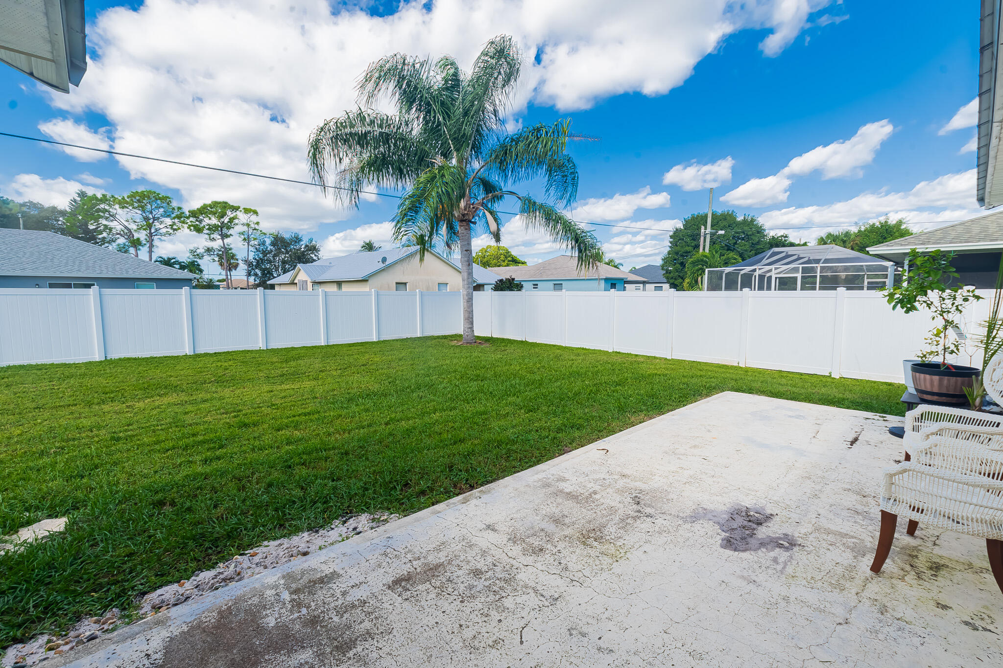 526 Southwest Dairy Road Port St. Lucie, FL 34953 - Photo 15 of 23 a view of a backyard