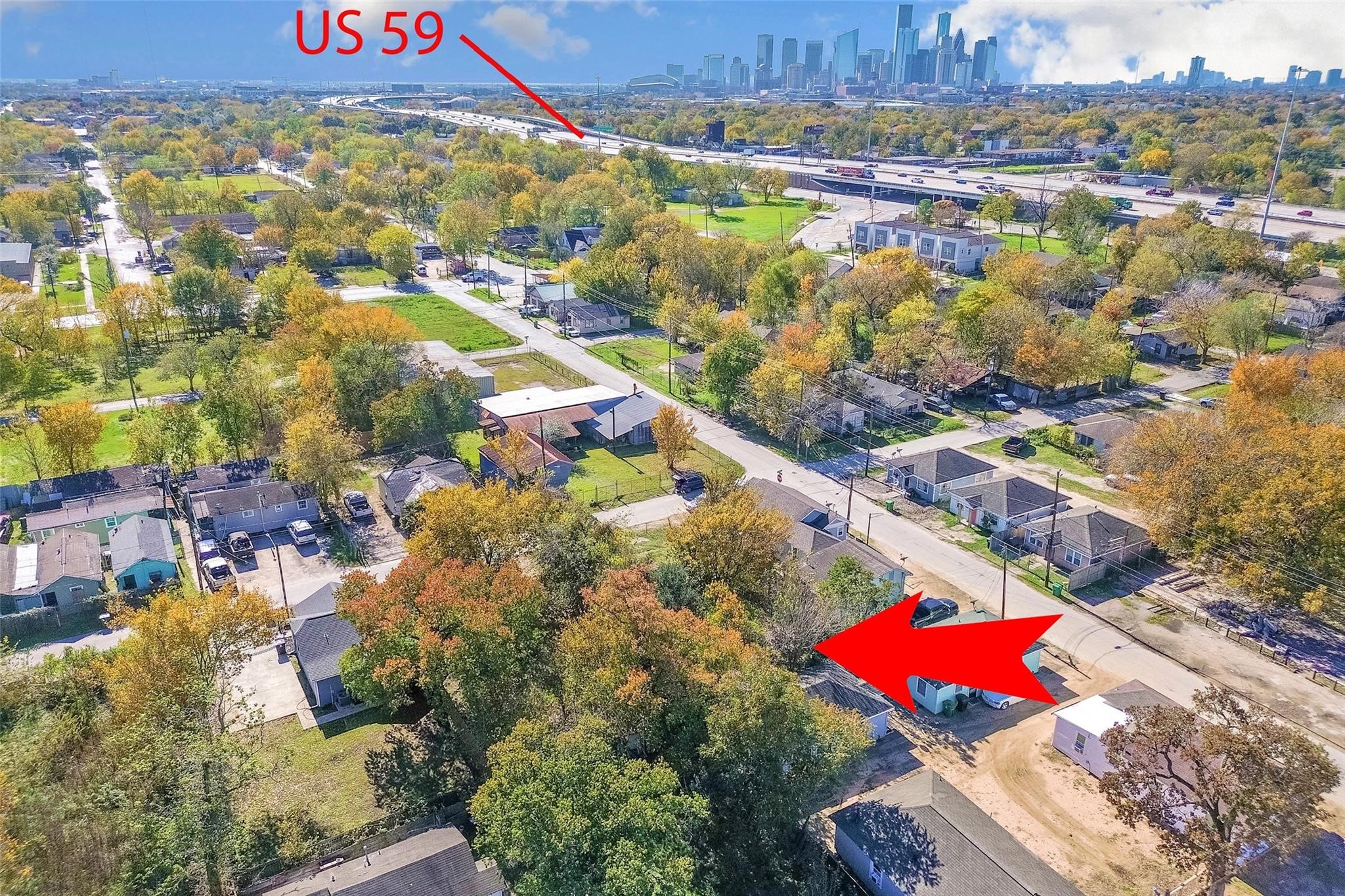 3209 Adelia Street Houston, TX 77026 - Photo 12 of 18 an aerial view of residential houses with outdoor space