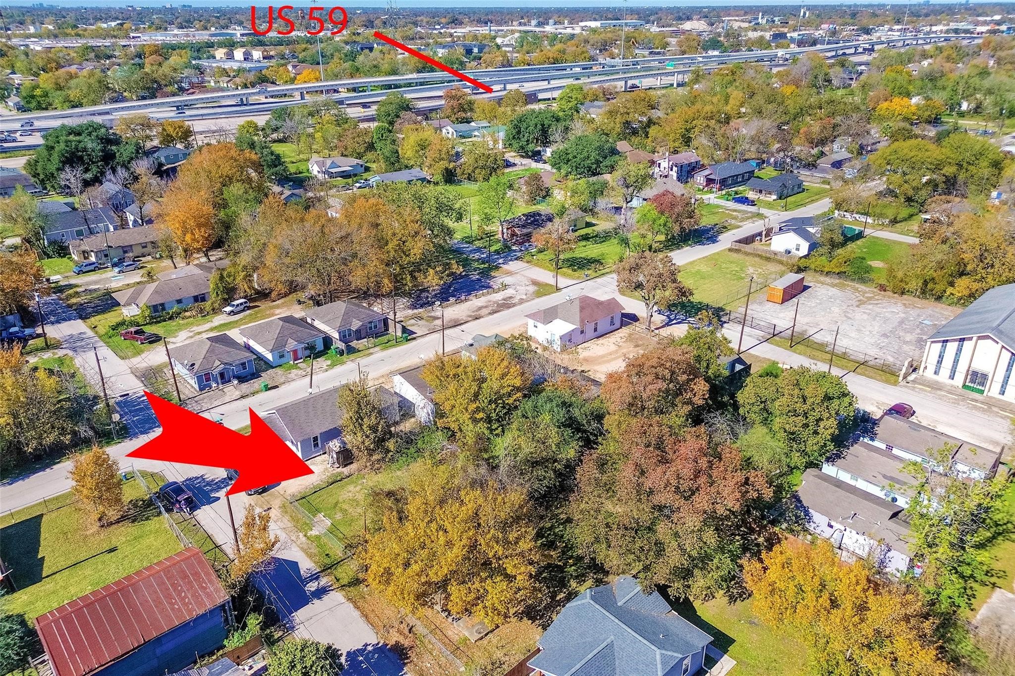 3209 Adelia Street Houston, TX 77026 - Photo 10 of 18 an aerial view of residential houses with outdoor space