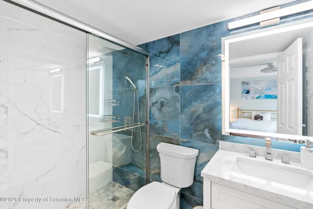 a bathroom with a sink