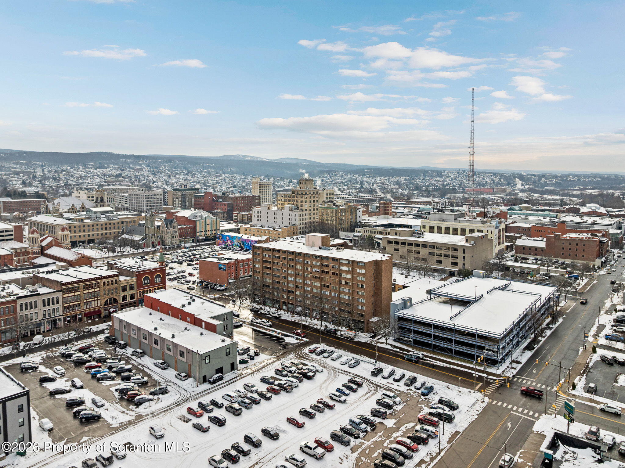 220 Linden Street, Unit 503 Scranton, PA 18503 - Photo 40 of 40 an aerial view of a city