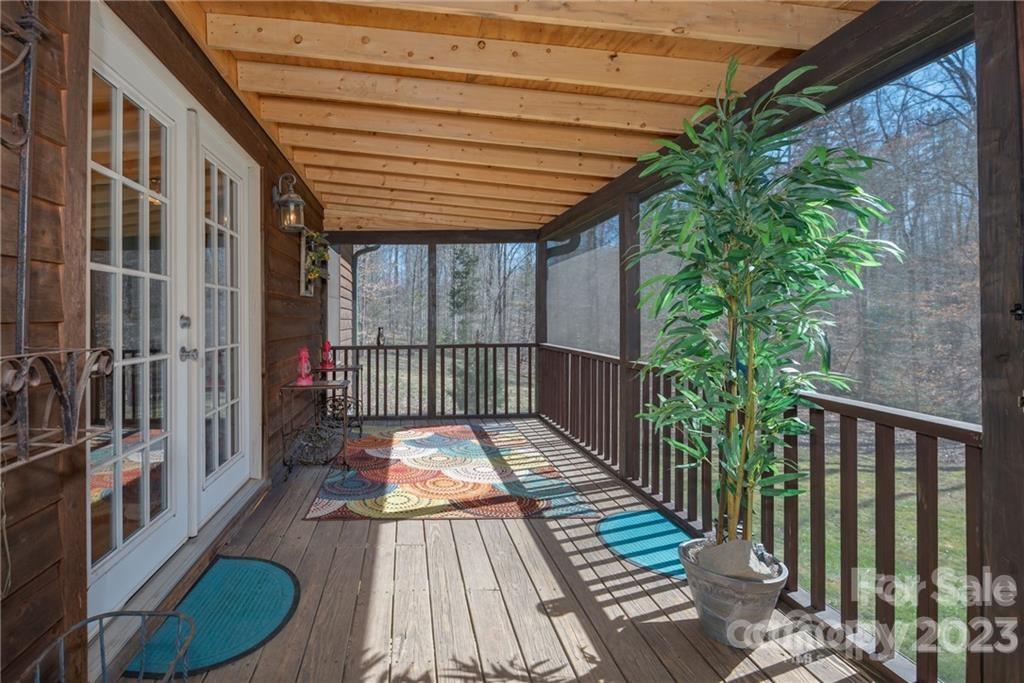 336 Cinnamon Ridge Rutherfordton, NC 28139 - Photo 10 of 22 a view of balcony with wooden floor