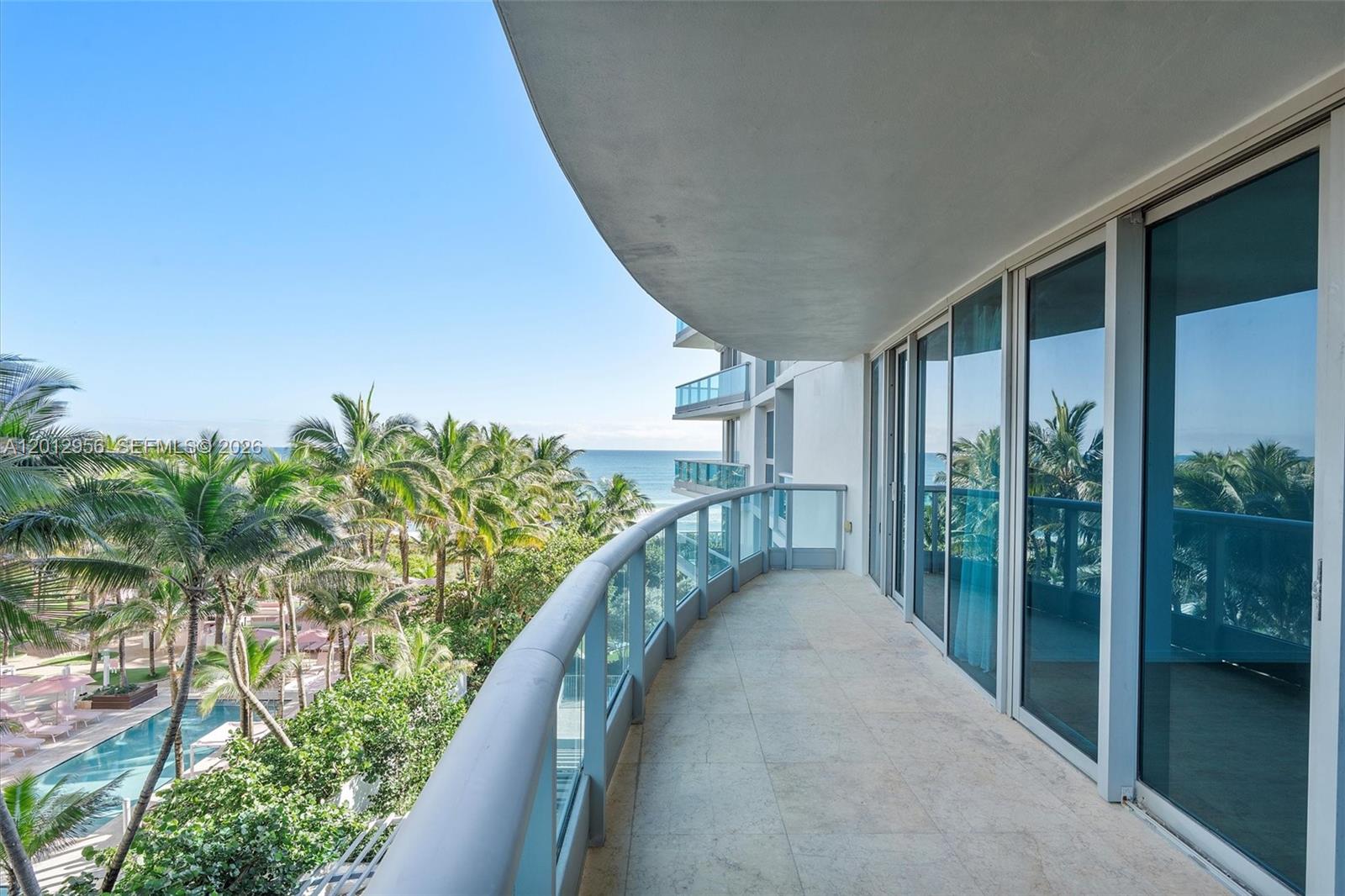 9401 Collins Avenue, Unit 505 Surfside, FL 33154 - Photo 29 of 39 a view of balcony and yard