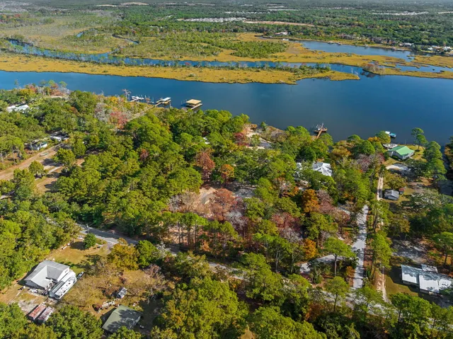 a view of lake with mountain