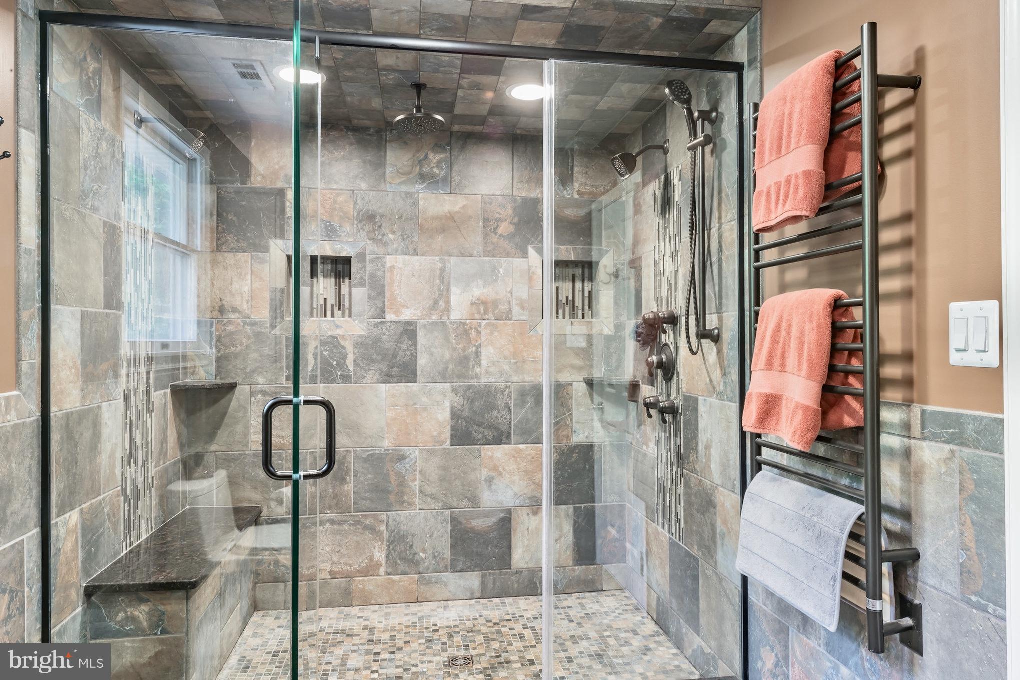 780 Carson Road Huntingtown, MD 20639 - Photo 16 of 30 Rain Shower With 4 Shower Heads And Heated Rack