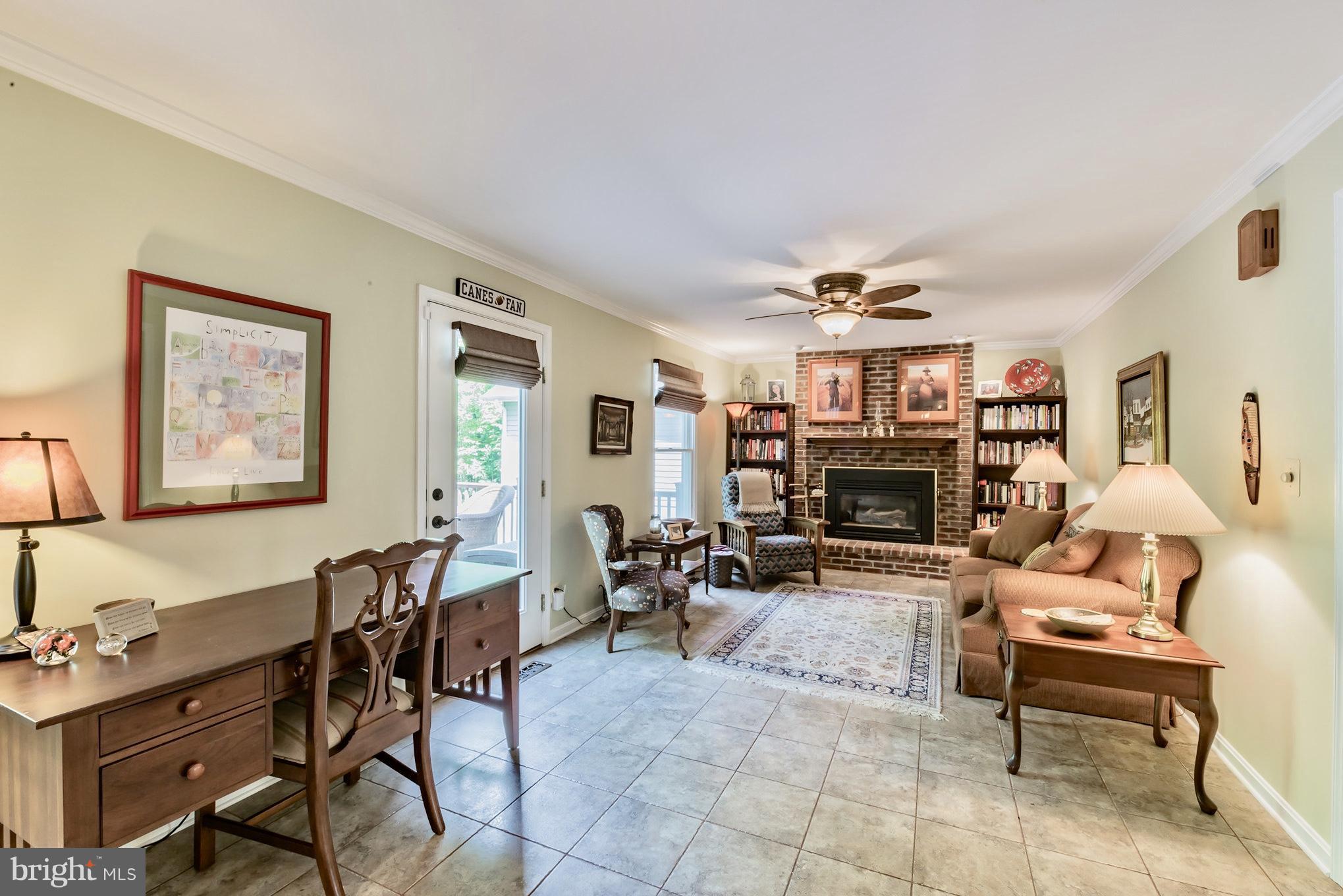 780 Carson Road Huntingtown, MD 20639 - Photo 7 of 30 Lovely Gas Insert Fireplace And Walkout To Deck