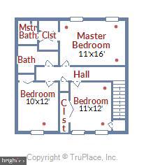 1210 Hunter Road Pasadena, MD 21122 - Photo 41 of 42 Upper Level Floor Plan