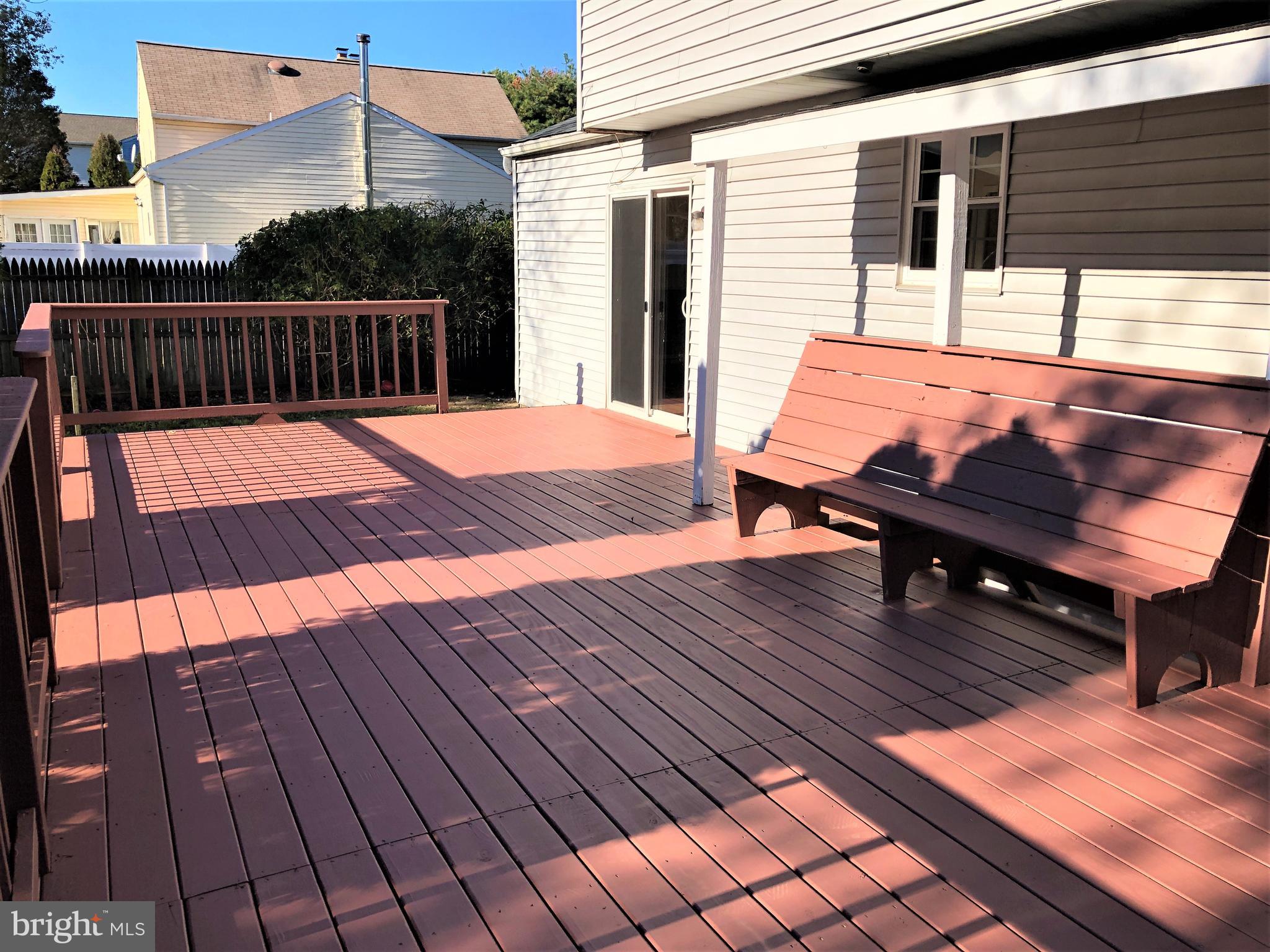 1210 Hunter Road Pasadena, MD 21122 - Photo 4 of 42 Just Rebuilt Deck Accessed from Family Room