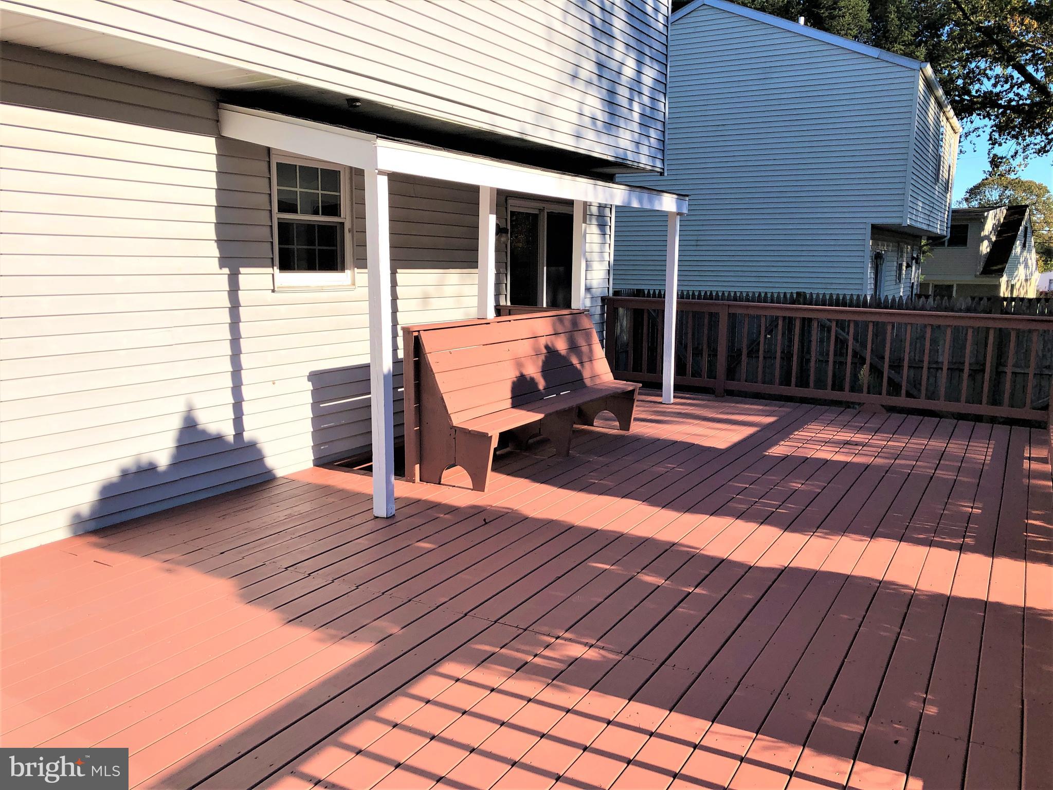 1210 Hunter Road Pasadena, MD 21122 - Photo 7 of 42 Just Rebuilt Deck also accessed from Dining Room