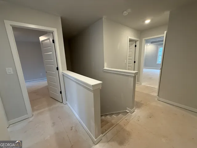 wooden floor in an empty room and a gallery