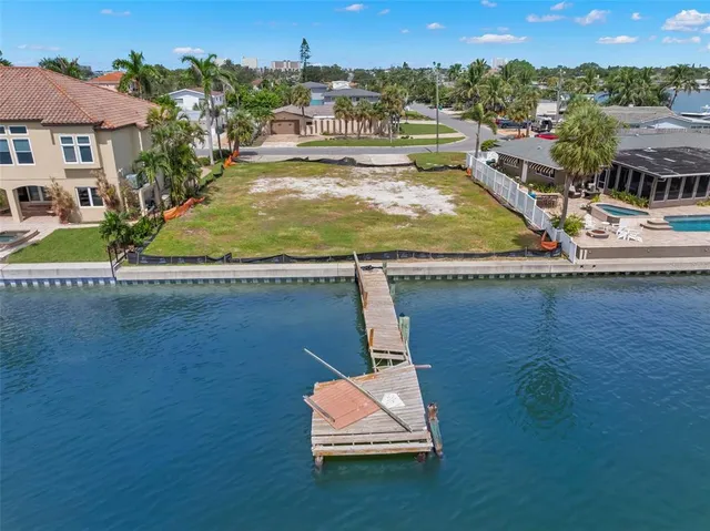 a view of a lake with a mountain view
