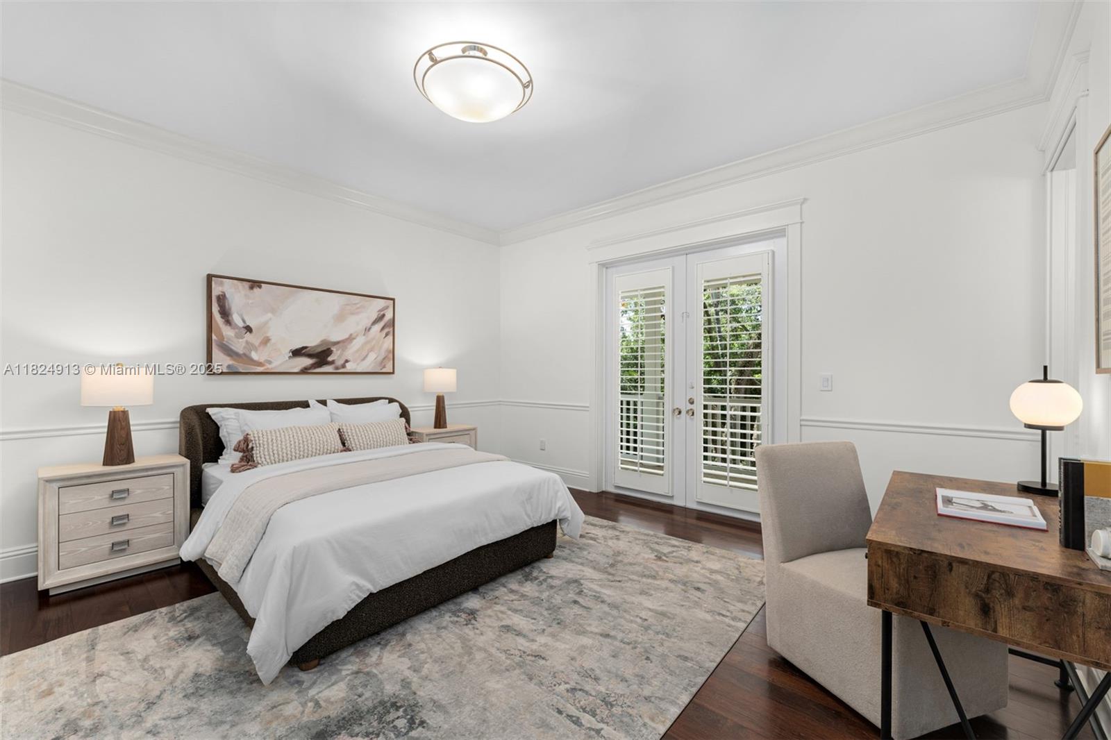 7415 Southwest 49th Place Miami, FL 33143 - Photo 35 of 60 a bedroom with a bed and a window