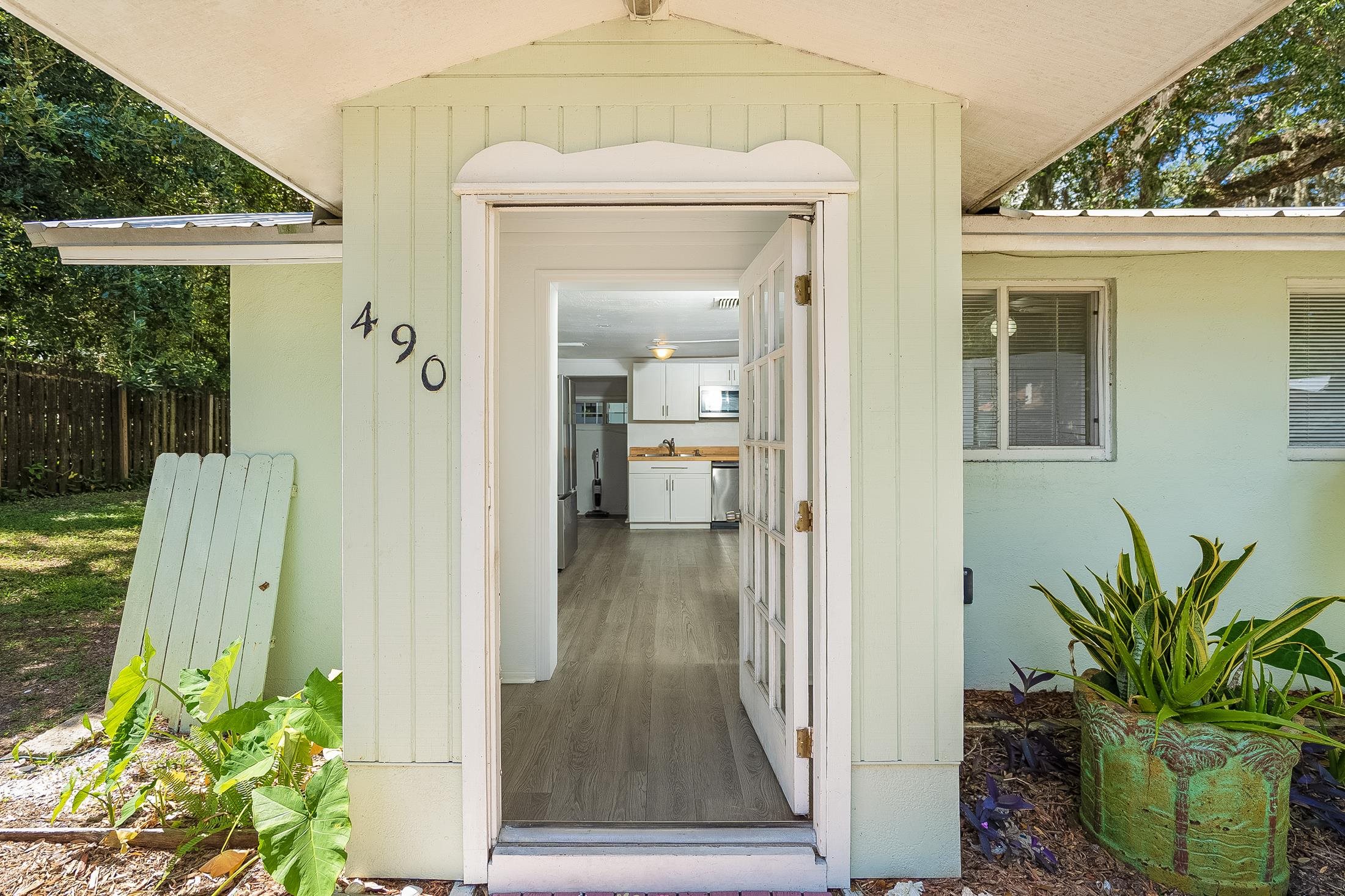 490 Pyrus Street St. Augustine, FL 32080 - Photo 5 of 35 a view of a entryway door front of house