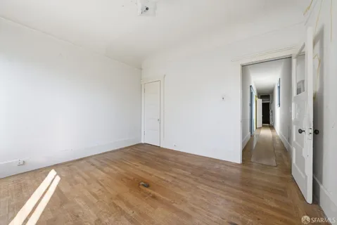 wooden floor in an empty room