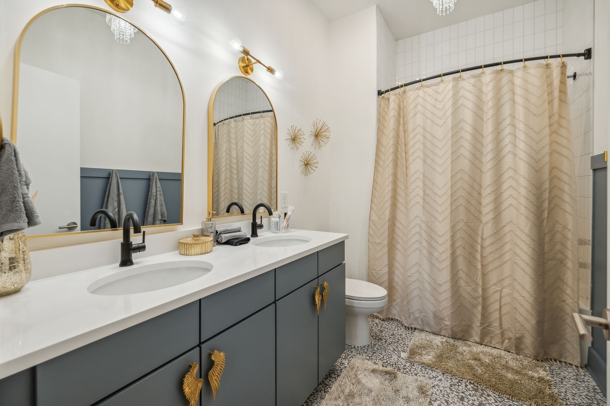 1310 Lischey Avenue, Unit 306 Nashville, TN 37207 - Photo 29 of 58 a bathroom with a sink and a mirror