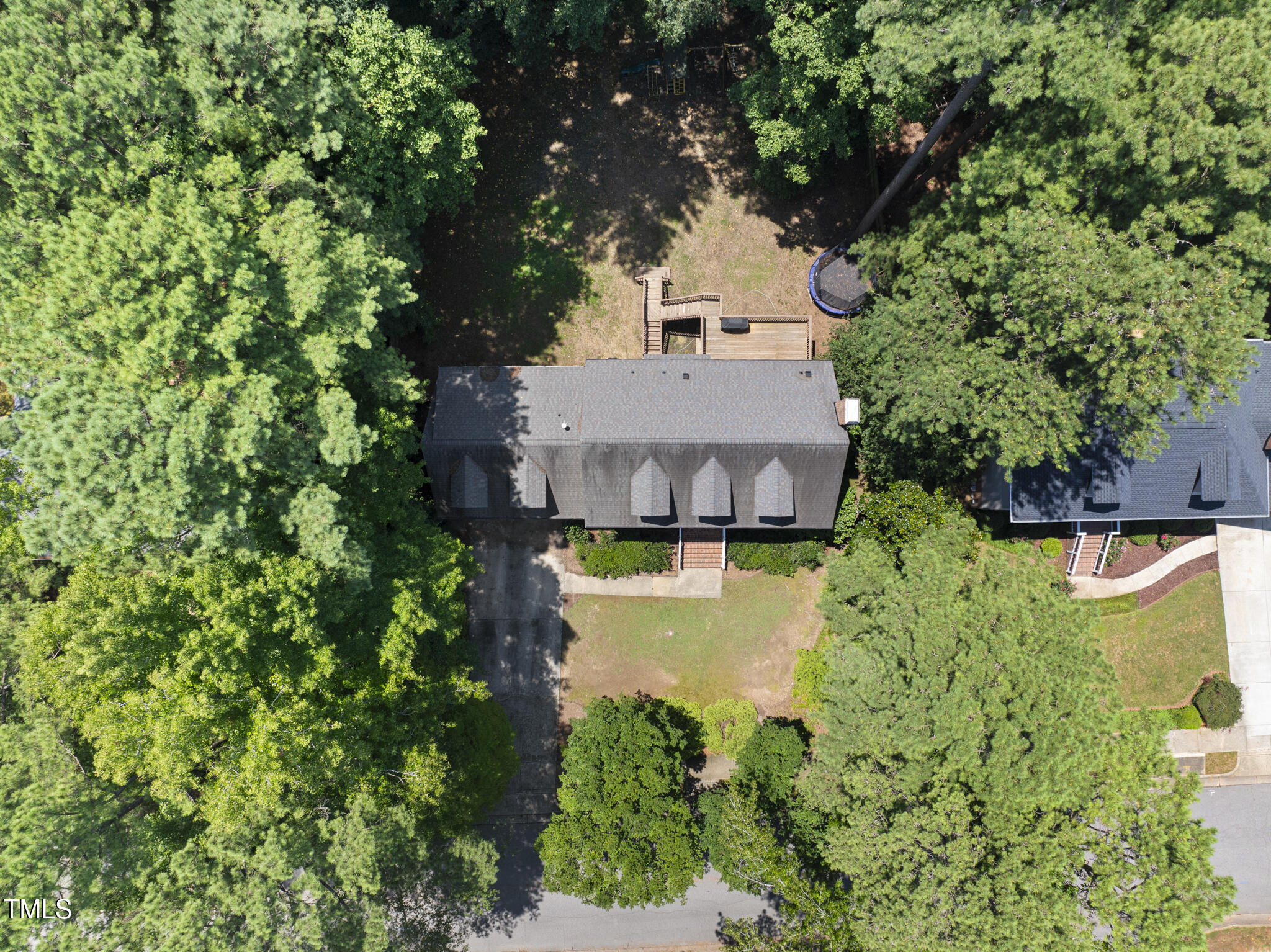 8716 Mourning Dove Road Raleigh, NC 27615 - Photo 37 of 44 an aerial view of a house with a yard swimming pool a patio and yard