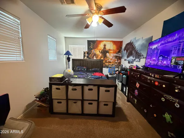 a view of a workspace with furniture