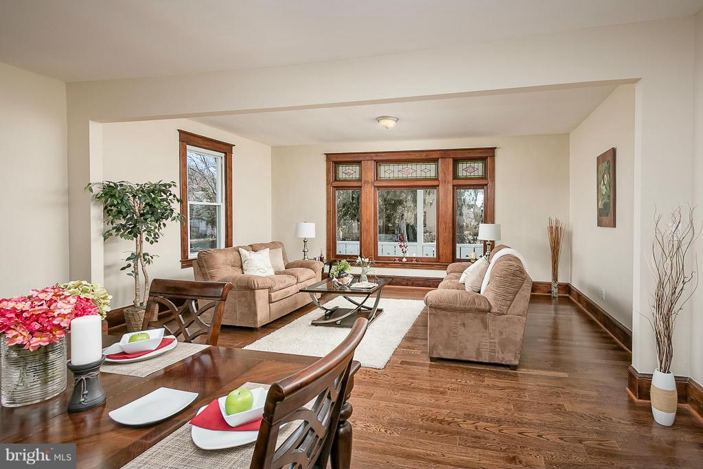4400 Raspe Avenue Baltimore, MD 21206 - Photo 3 of 30 LR/DR Combo! Beautiful Wood Floors and Trim!