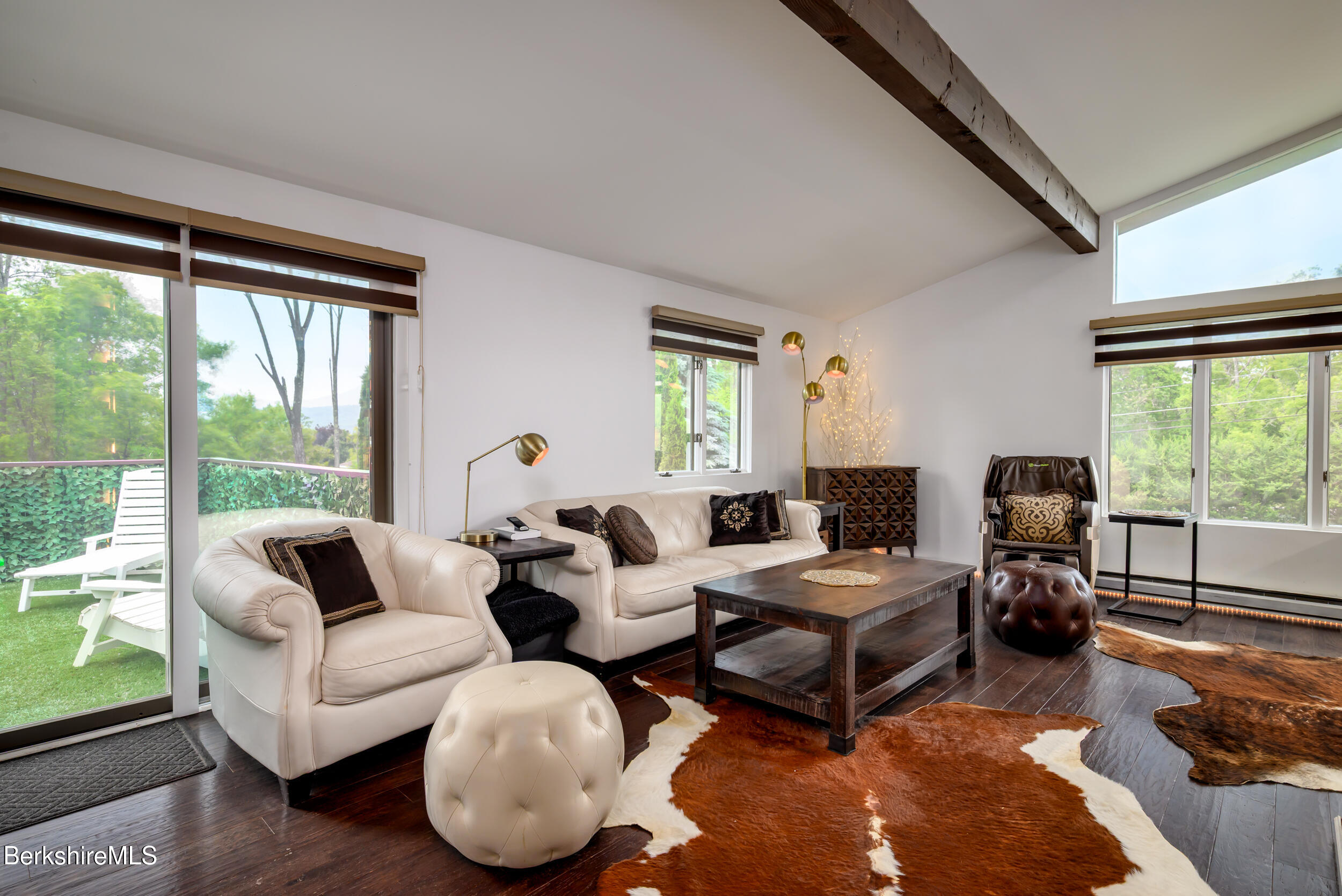 137 Stratton Road Williamstown, MA 01267 - Photo 6 of 30 Living Room to Upper Deck