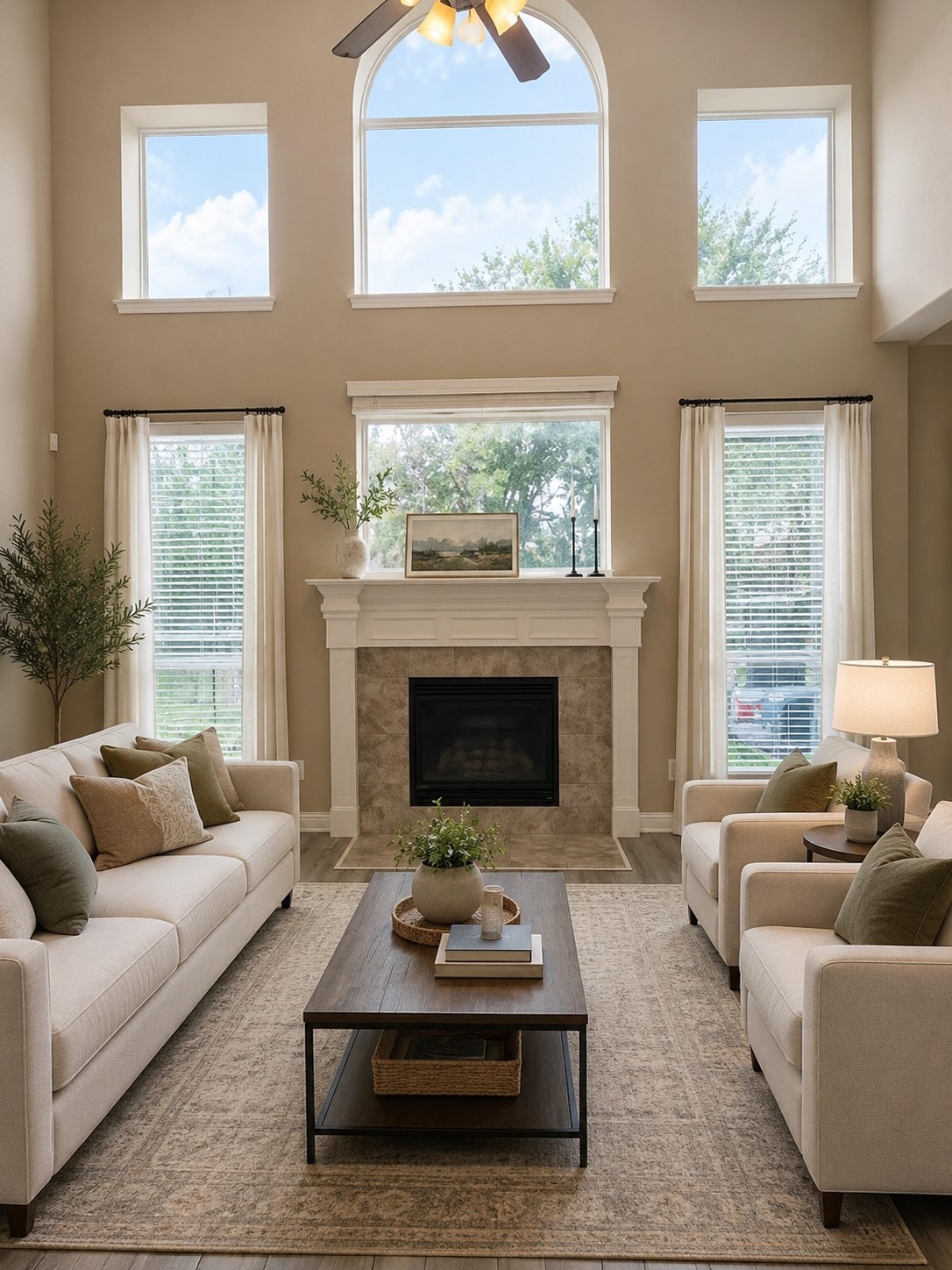 25211 Pineglen Terrace Drive Spring, TX 77389 - Photo 9 of 40 Living room virtually staged.