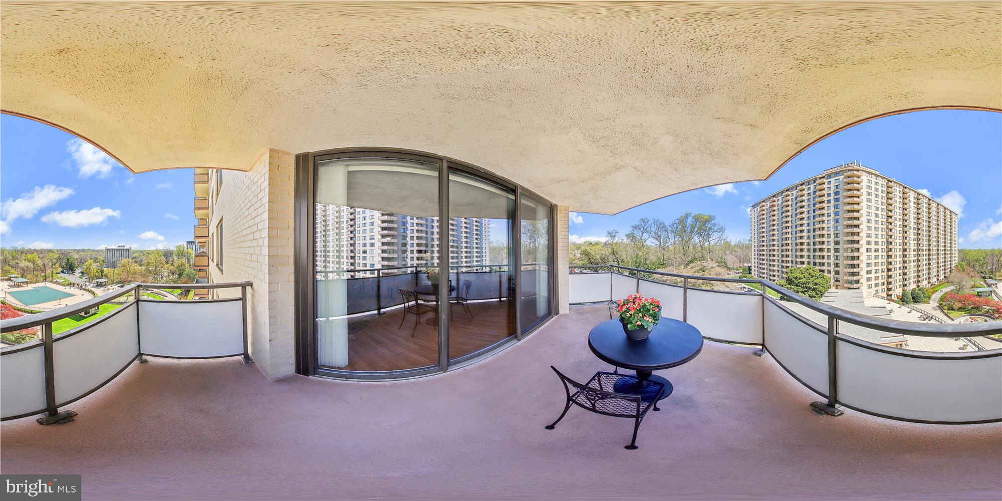 5225 Pooks Hill Road, Unit 701S Bethesda, MD 20814 - Photo 40 of 79 Unit Balcony