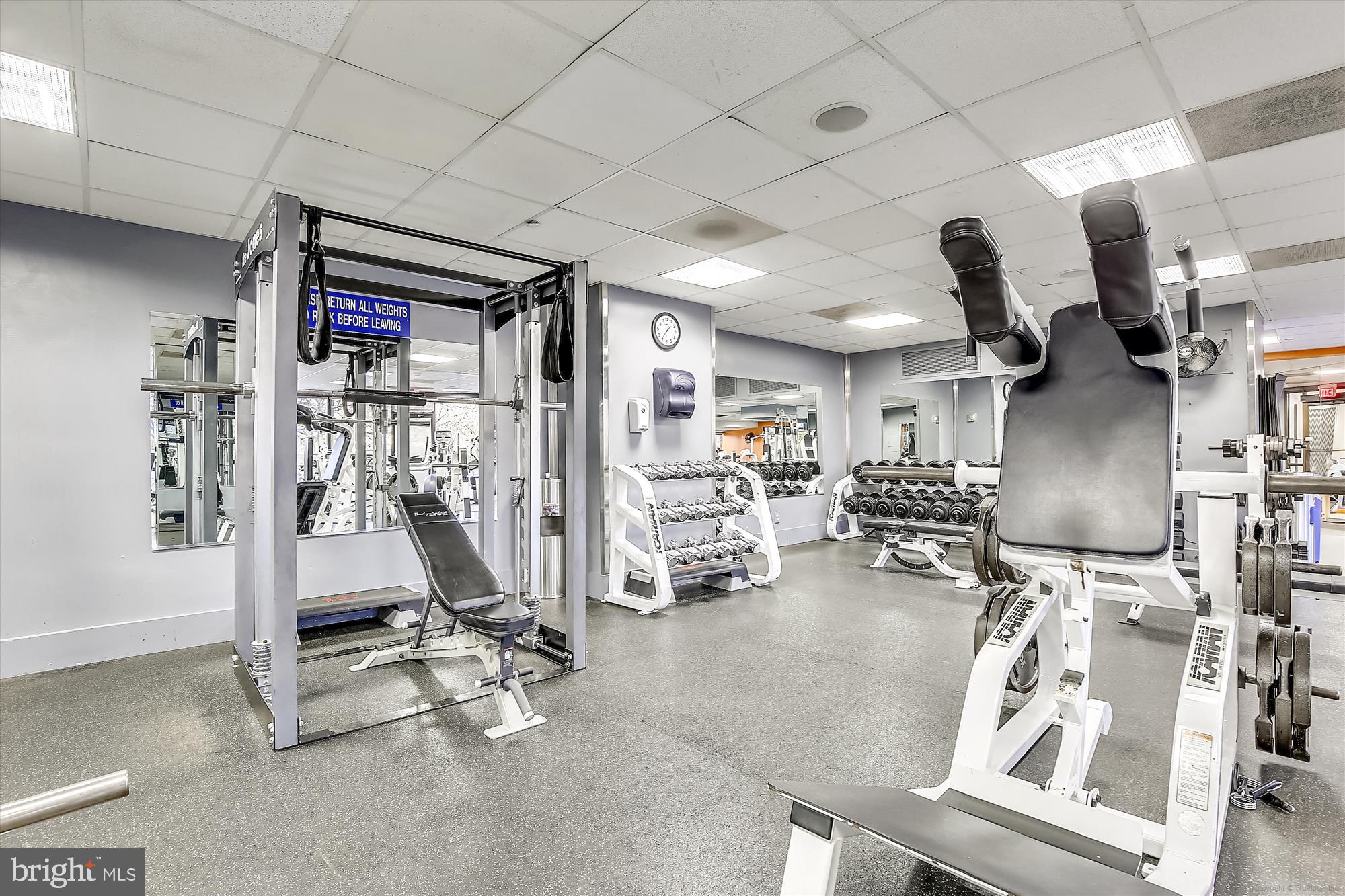 5225 Pooks Hill Road, Unit 701S Bethesda, MD 20814 - Photo 46 of 79 Fitness Center