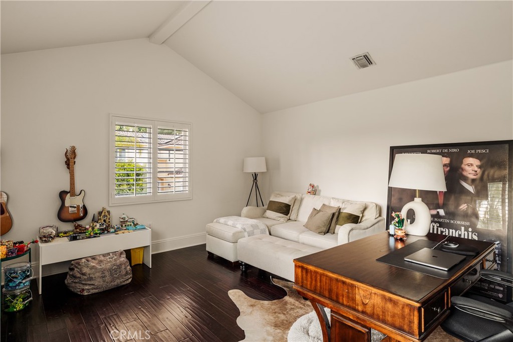 4210 Old Topanga Canyon Road Calabasas, CA 91302 - Photo 22 of 40 a living room with furniture and wooden floor