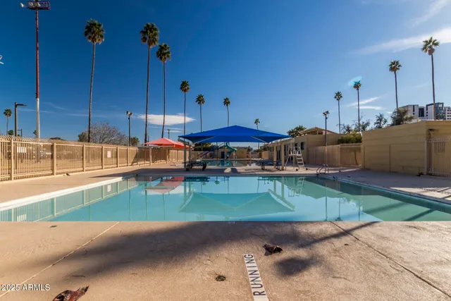 a view of a city with tall buildings