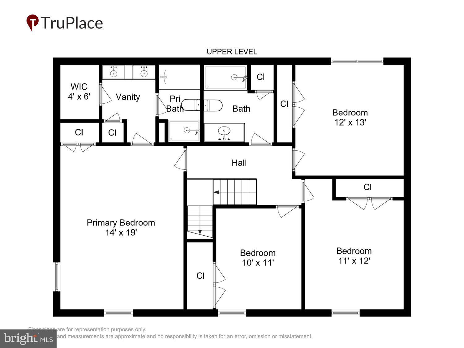 903 Ridge Drive McLean, VA 22101 - Photo 45 of 46 Upper level floorplan