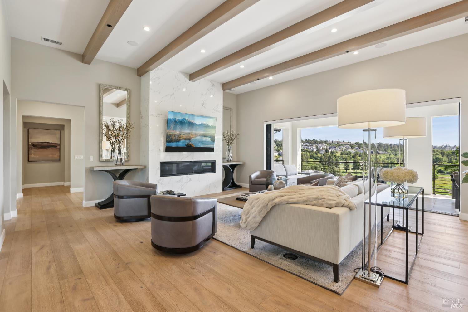 3758 Skyfarm Drive Santa Rosa, CA 95403 - Photo 13 of 80 a living room with furniture and a large window