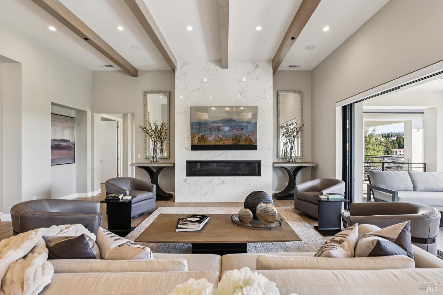 3758 Skyfarm Drive Santa Rosa, CA 95403 - Photo 15 of 80 a living room with furniture and a large window