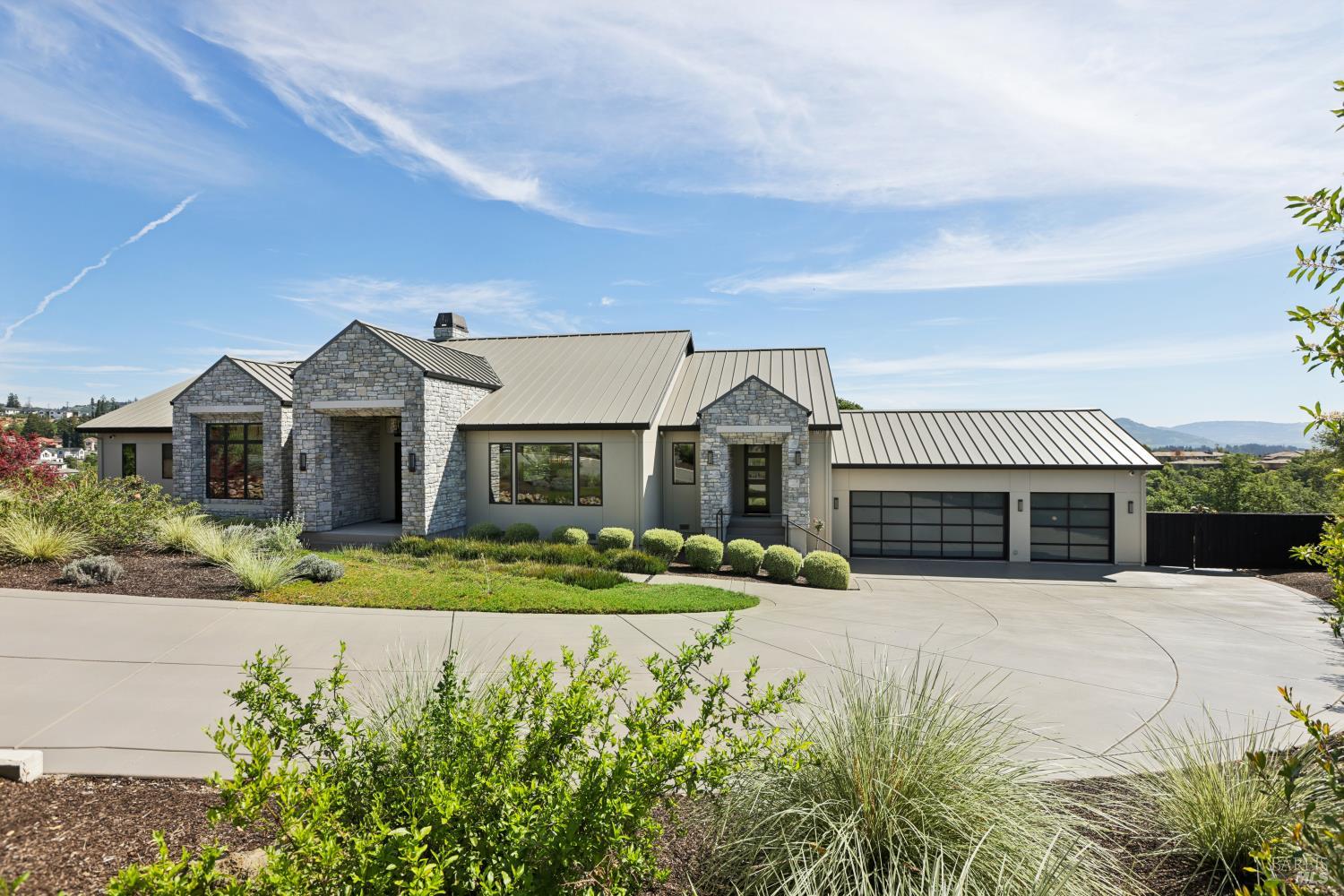 3758 Skyfarm Drive Santa Rosa, CA 95403 - Photo 4 of 80 a front view of a house with a yard