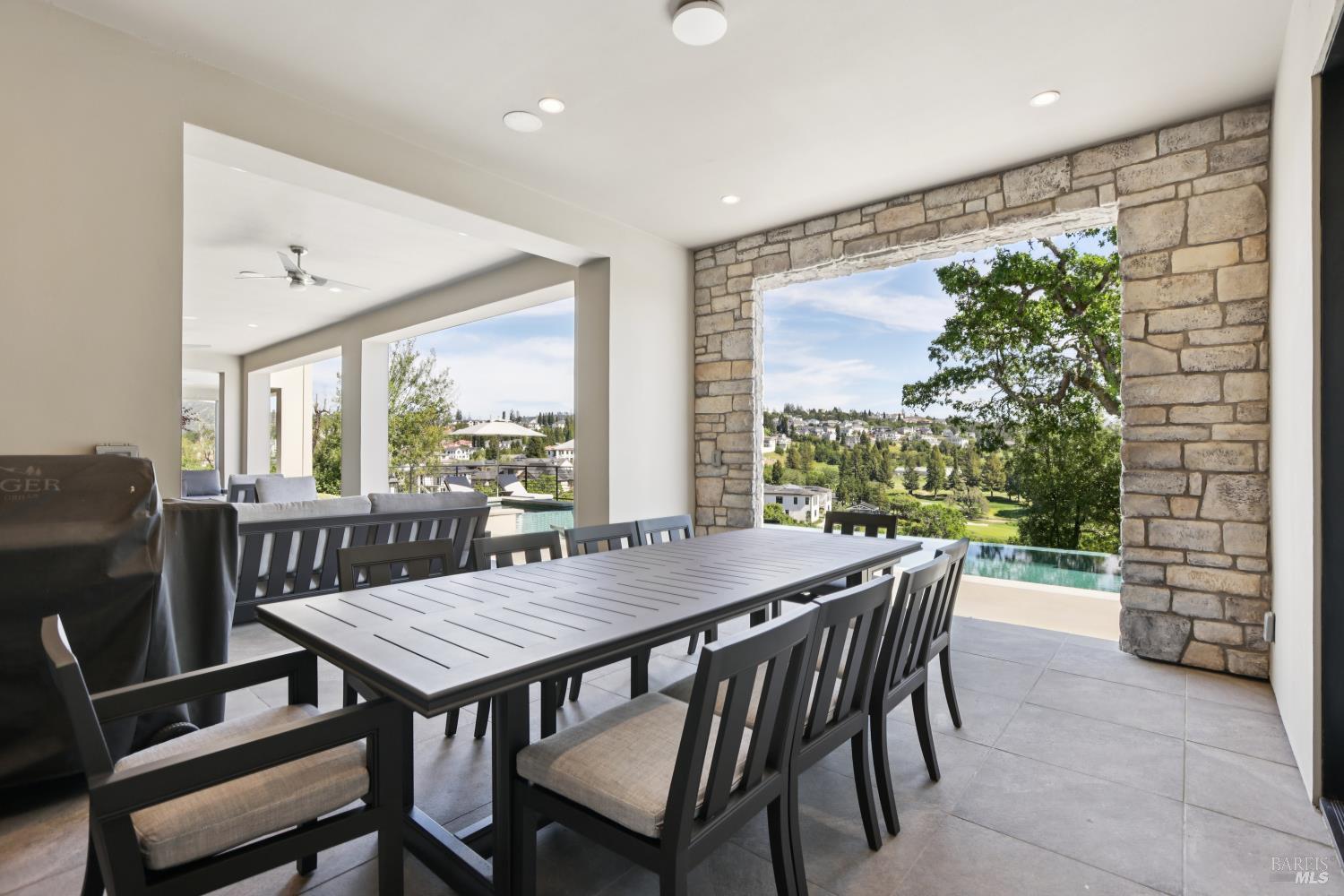 3758 Skyfarm Drive Santa Rosa, CA 95403 - Photo 66 of 80 a view of a dining room with furniture window and wooden floor