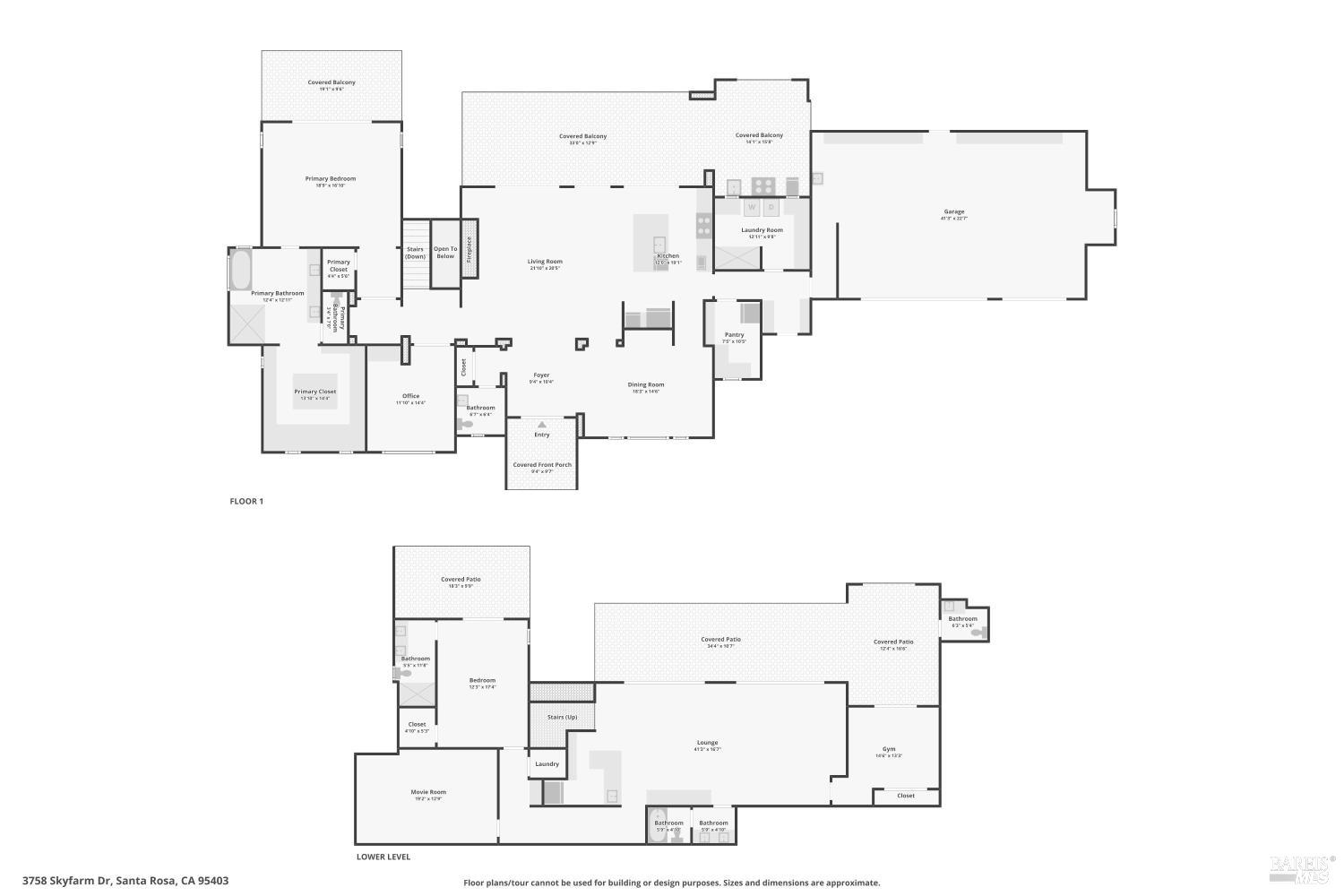 3758 Skyfarm Drive Santa Rosa, CA 95403 - Photo 80 of 80 a picture of floor plan
