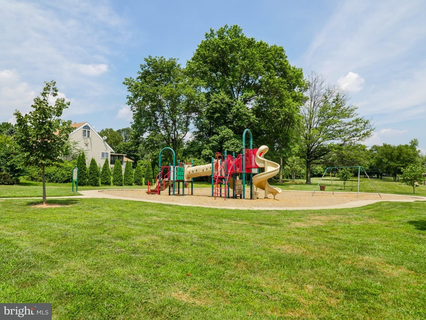 15 St Dunstans Road Hatboro, PA 19040 - Photo 25 of 25 a view of a park with a slide and trees