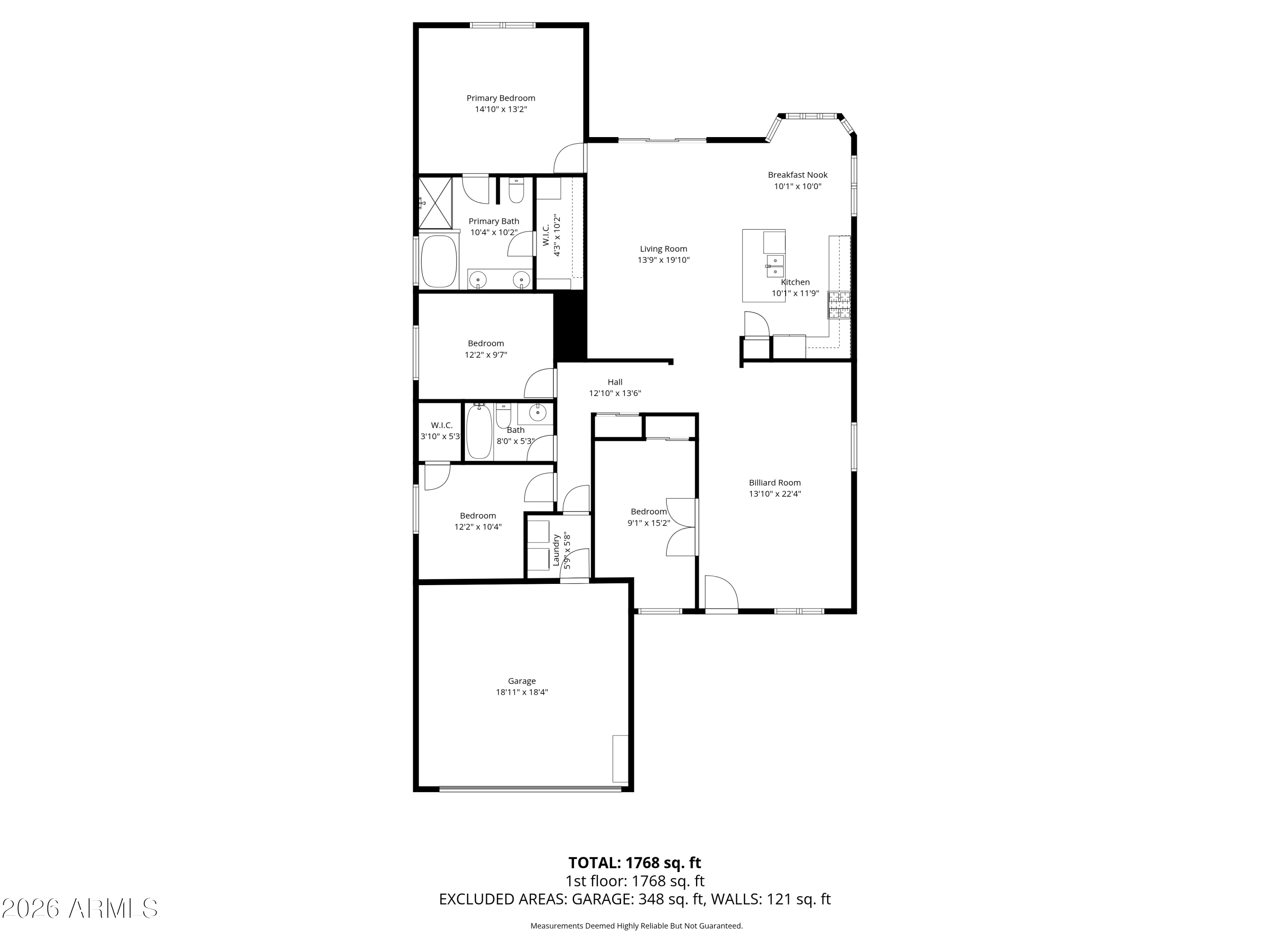 3136 East Roveen Avenue Phoenix, AZ 85032 - Photo 37 of 38 a picture of a floor plan