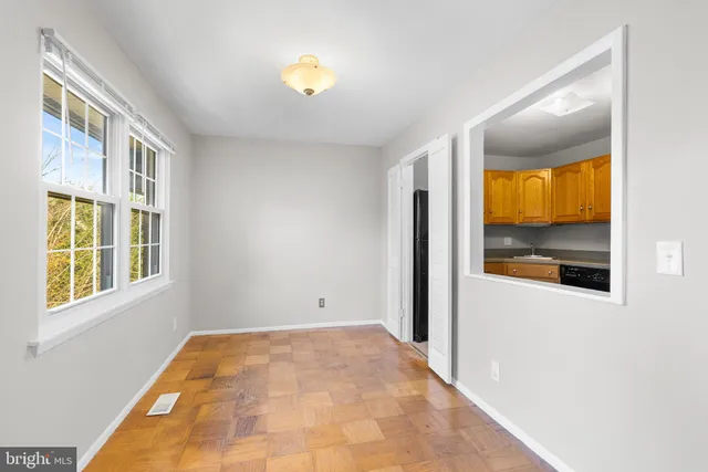 a view of an empty room