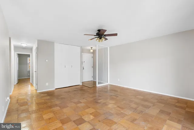 a view of an empty room