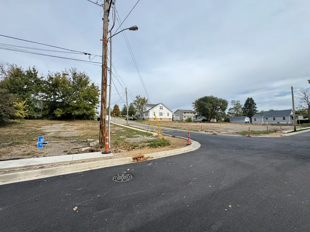 a view of a road with window