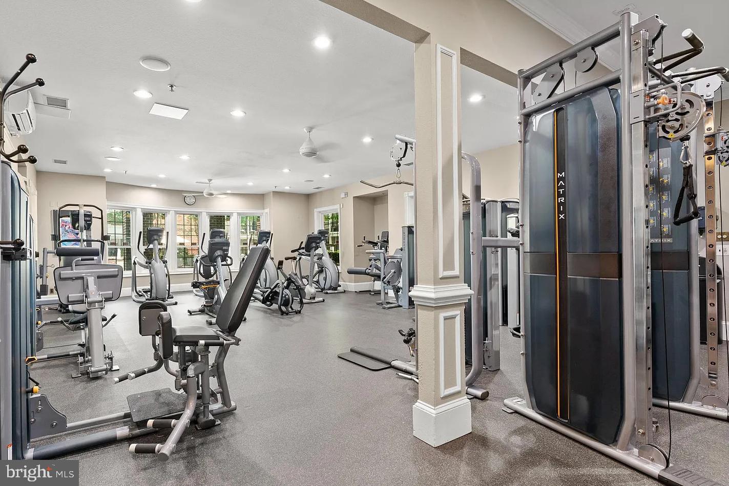 1581 Spring Gate Dr., Unit 5403 McLean, VA 22102 - Photo 16 of 20 a view of a room with gym equipment